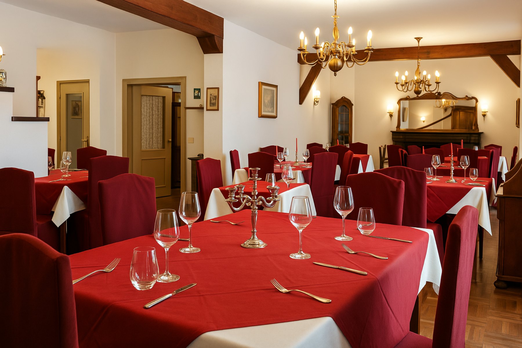 Sala del ristorante Villa Corona